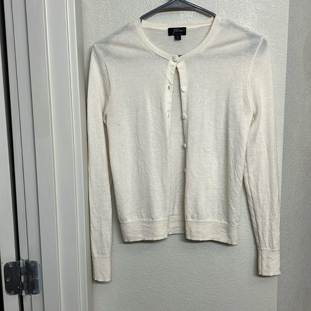 Cream cardigan